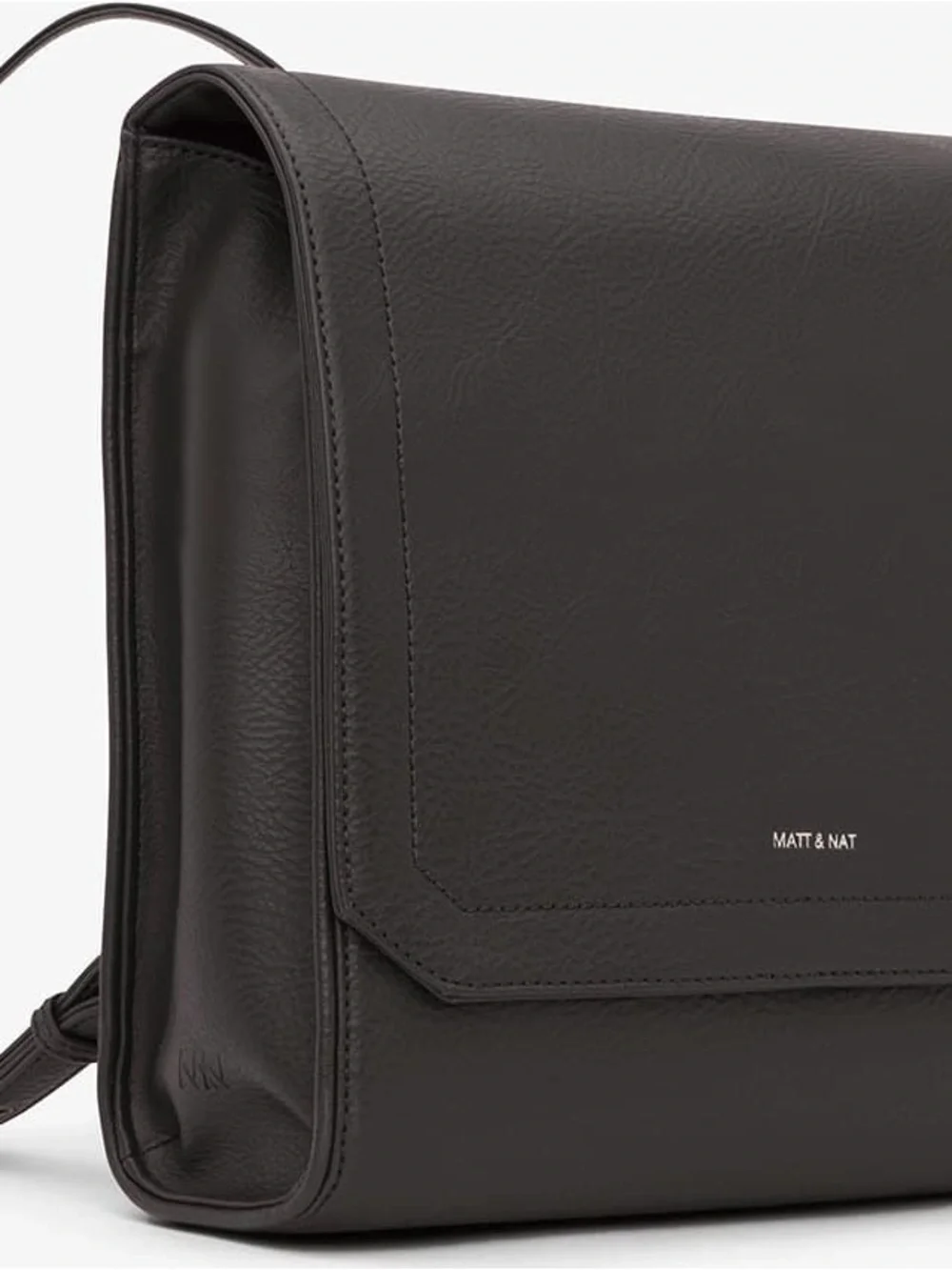 Matt & Nat Black Crossbody Bag - Sleeku Modern Design - Picture 9 of 9